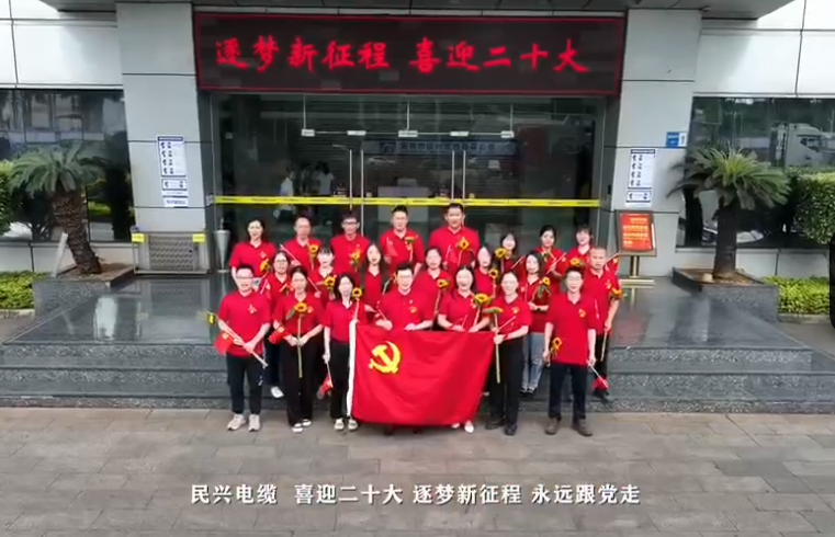 巅峰国际电缆喜迎二十大，，，，，，奋进新征程！